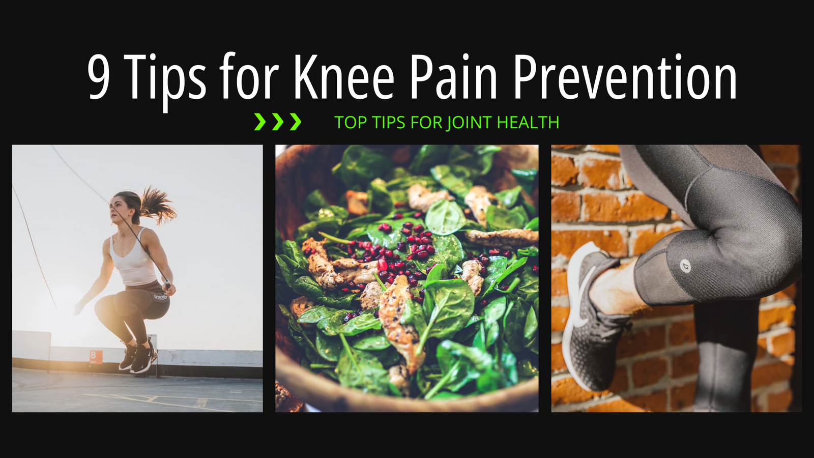 Want to prevent knee pain? This blog post of 9 tips for knee pain prevention might help.