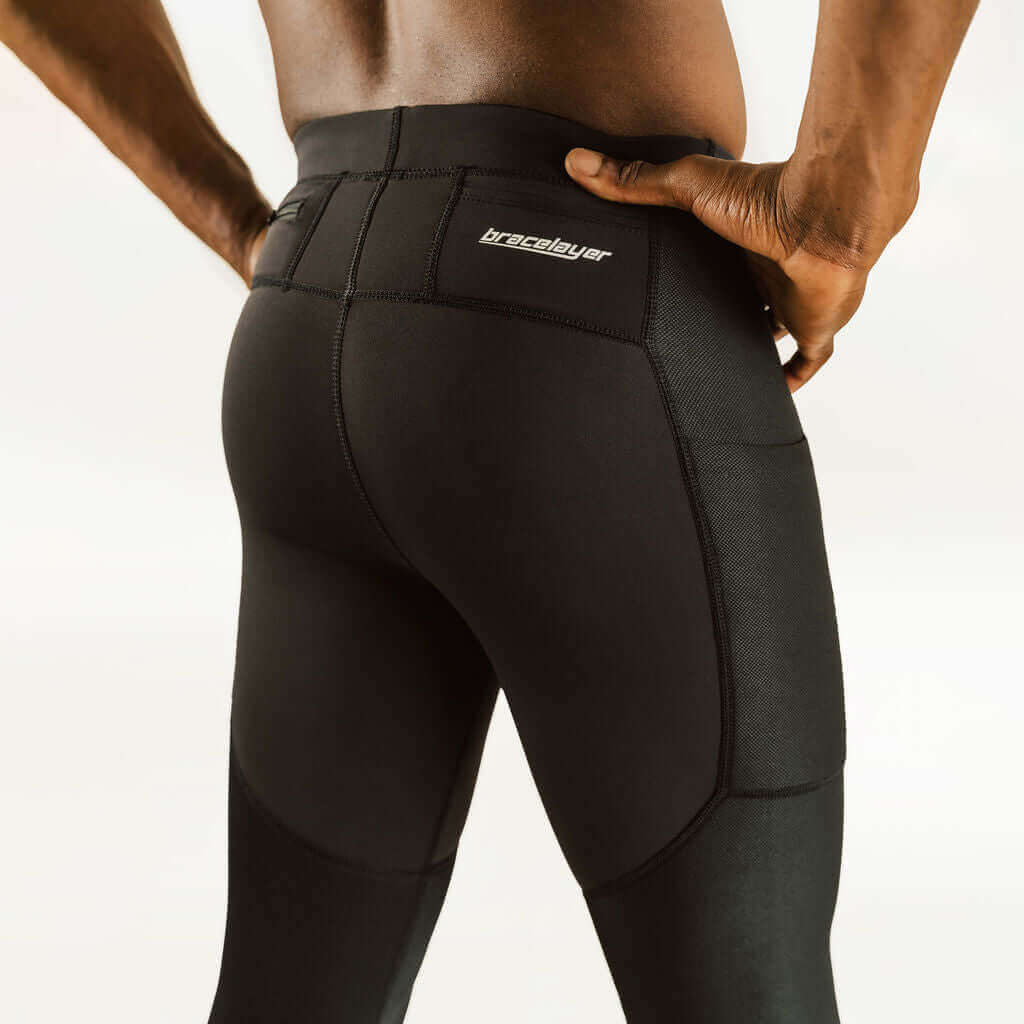 Men's KS1 Alpine | Thermal Base Layer w/ Knee Support Alpine, KS1, KS1 Alpine, Men's, Pants, Skiing, Snowboarding, Thermal, Winter Bracelayer® USA | Knee Compression Gear