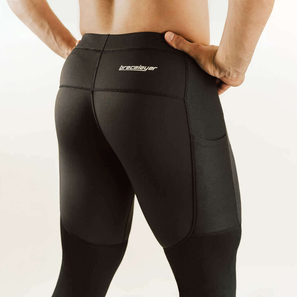 Men's KS1 Alpine Boot Cut | 7/8 Thermal Base Layer w/ Knee Support Alpine, Bootcut, frontpage, KS1, KS1 Alpine, Men's, Pants, Skiing, Snowboarding, Thermal, Winter Bracelayer® USA | Knee Compression Gear