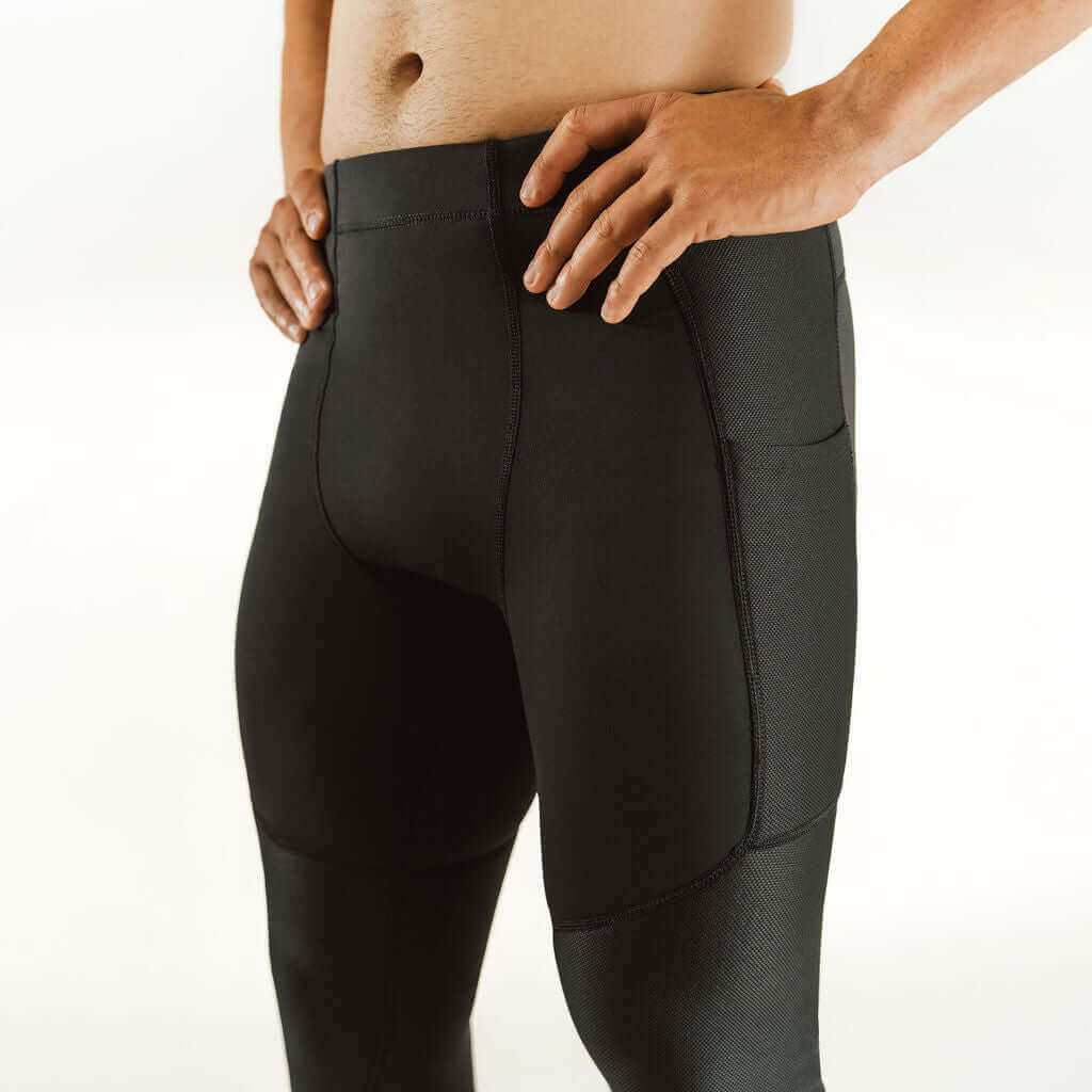 Men's KS1 | Knee Support Compression Pants Black, frontpage, KS1, Men's, pants, Sports, Spring Bracelayer® USA | Knee Compression Gear