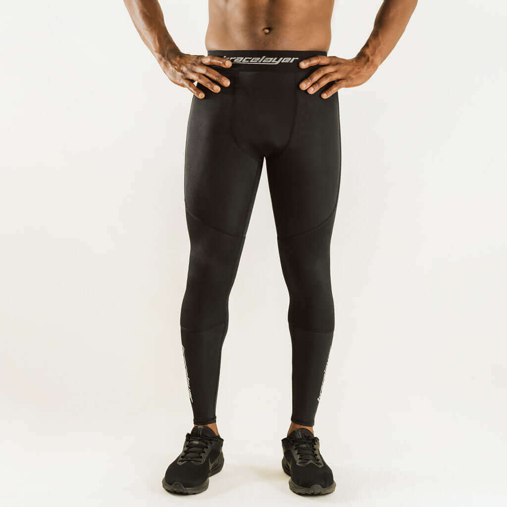 Men's KX2 | Knee Support Compression Pants Black, frontpage, KX2, Men's, Pants Bracelayer® USA | Knee Compression Gear