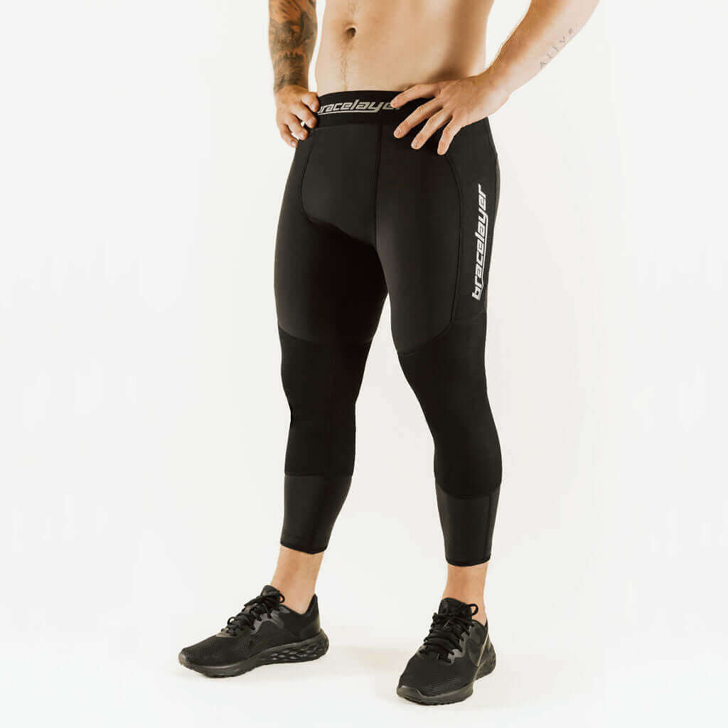 Men's KXV Alpine Boot Cut | 7/8 Thermal Base Layer w/ Knee Support Alpine, frontpage, KXV, Men's, Pants, Thermal, Winter Bracelayer® Canada | Knee Compression Gear