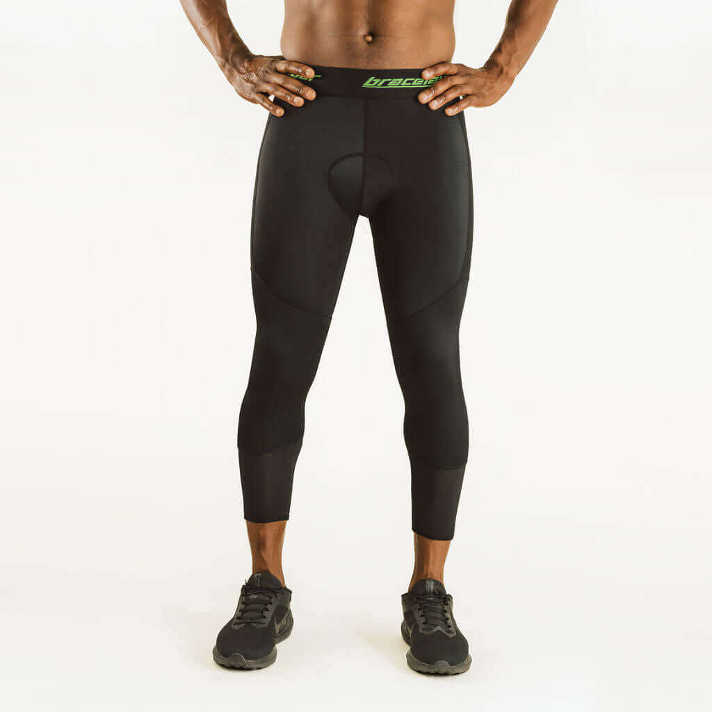 KXV GreenLine | 7/8 Cycling Compression Pants w/ Knee Support Bike, Cycling, Featured, frontpage, GreenLine, KXV, Men's, Pants, Sports, Spring, Summer, Women's Bracelayer® USA | Knee Compression Gear