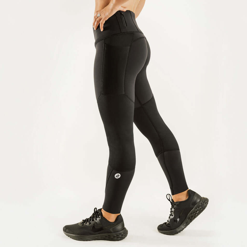 Women's KS1 | Knee Support Compression Pants Black, frontpage, KS1, Pants, Sports, Spring, Women's Bracelayer® USA | Knee Compression Gear