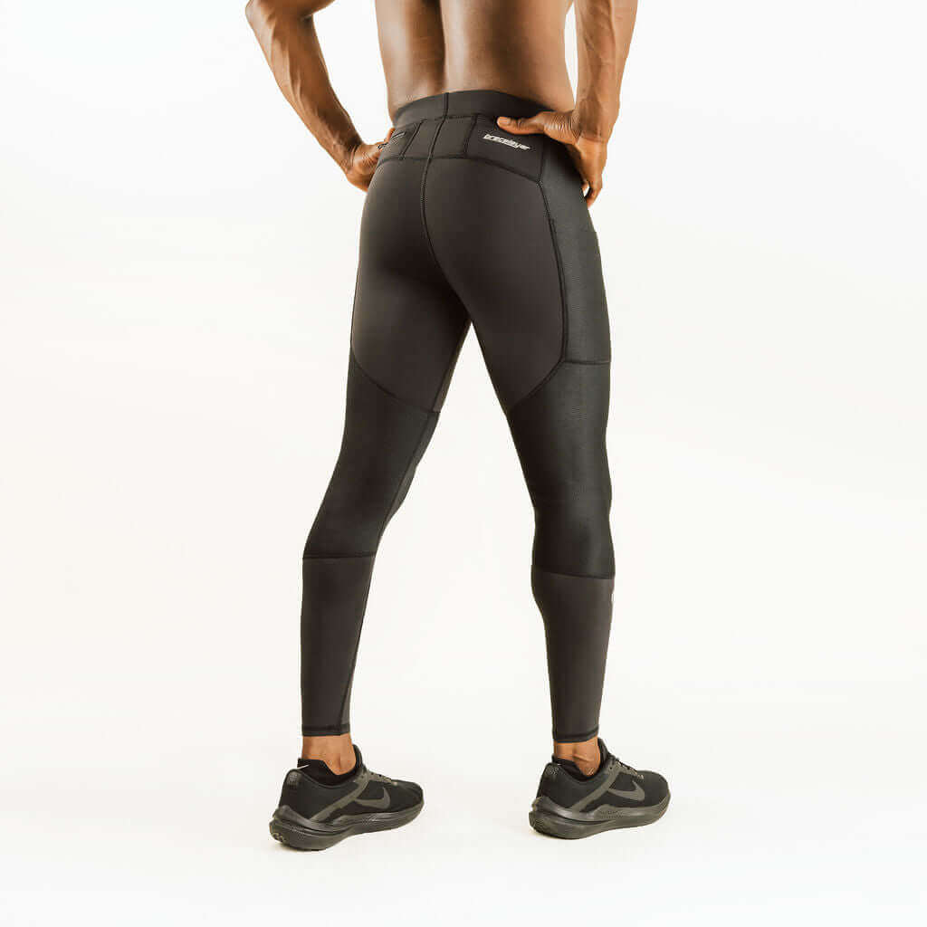 Online Shop Sport Leggings for Man Ankle Length Compression Pants Mens  Compression Running Tights …