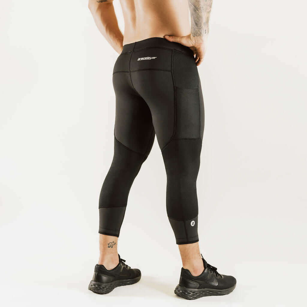 Updated Unisex Design: OCR Armor Compression Pants w Rubberized Knee Pads