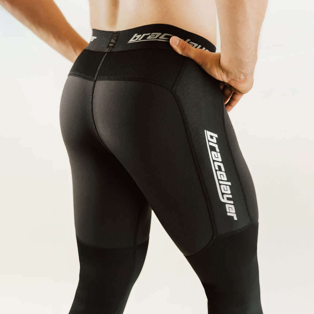 Knee compression shop tights