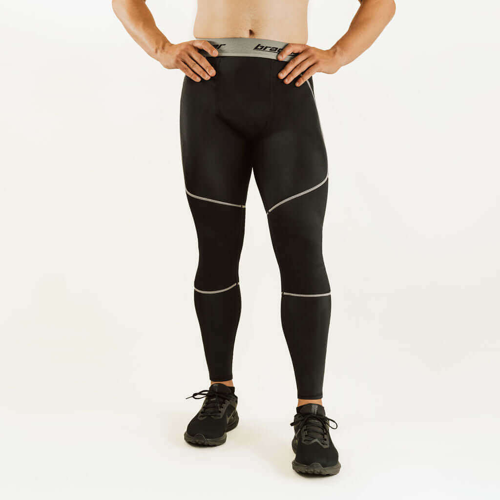  Sawpy One Leg Compression Tights Full Length for