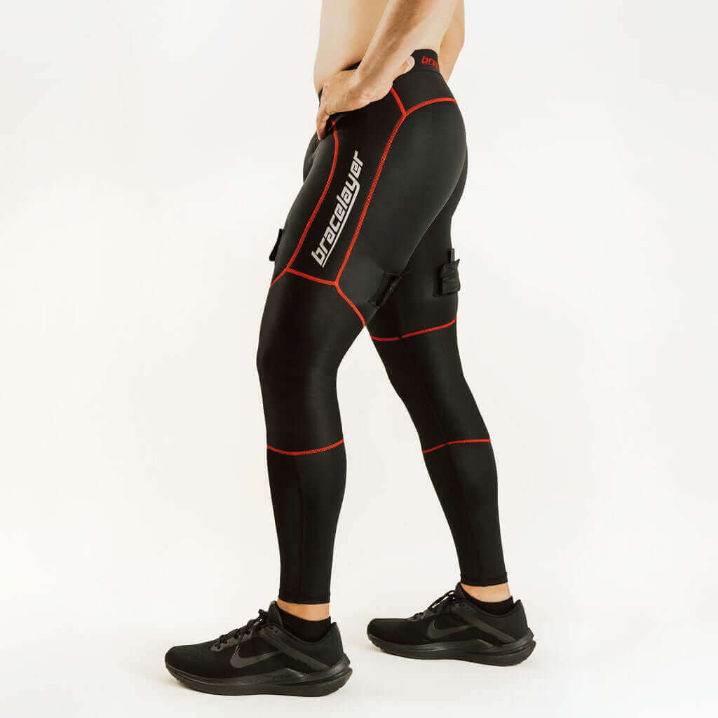 Shop Compression Leggings Padded For Men Basketball with great