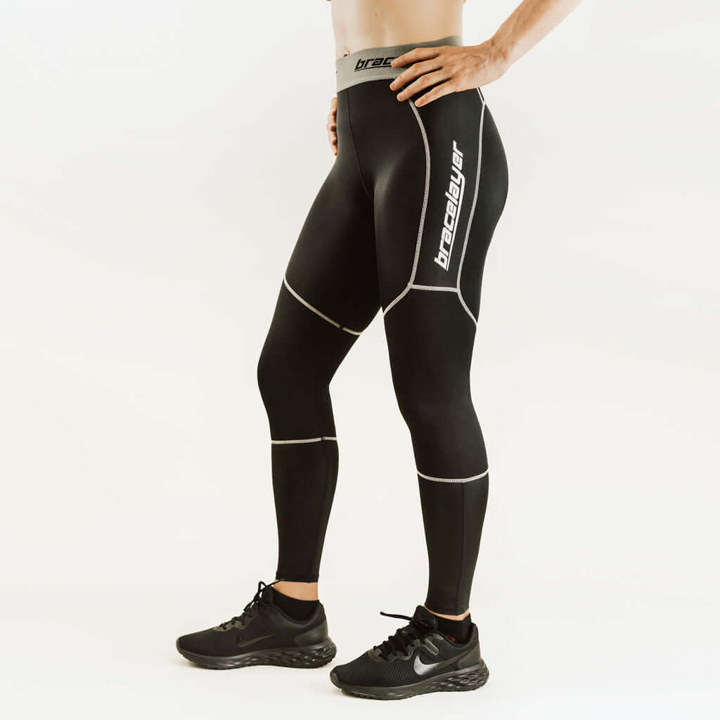 Women's Compression Leggings with Kinesiology Tape