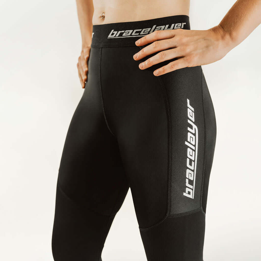 Women's KXV | 7/8 Knee Support Compression Pants Featured, frontpage, KXV, Pants, Women's Bracelayer® USA | Knee Compression Gear